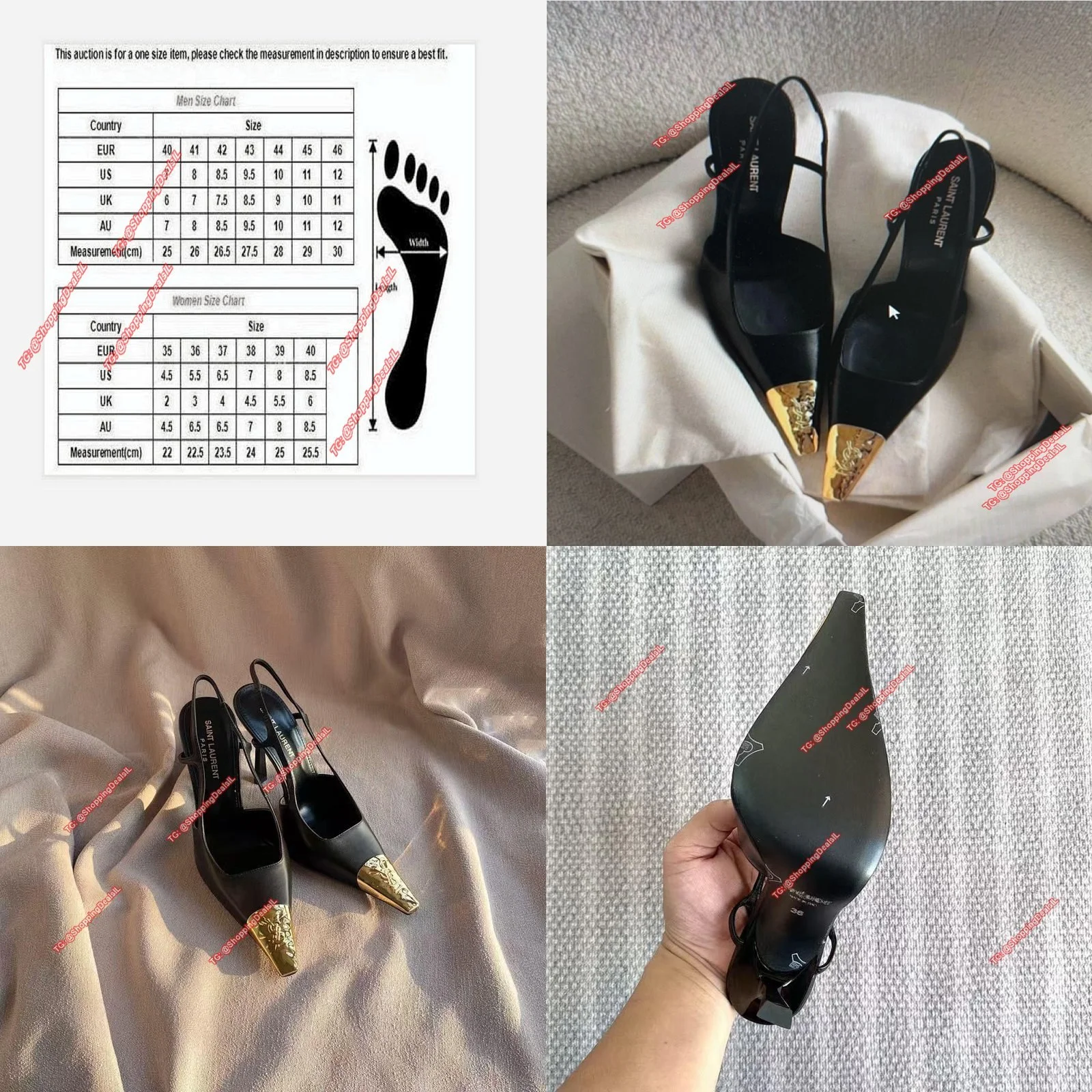 נעלי עקב איב סאן לורן