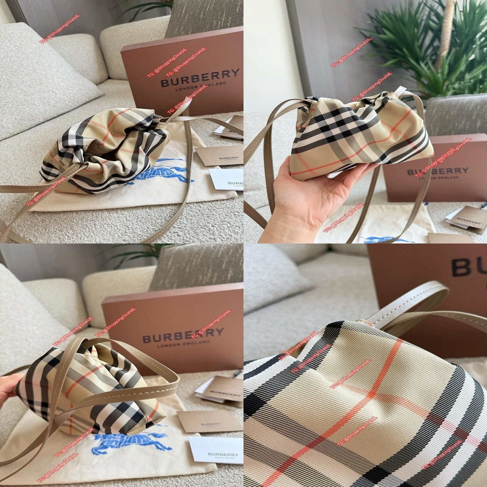 תיק פסים ברברי הקלאסיקה שלא נס ליחה