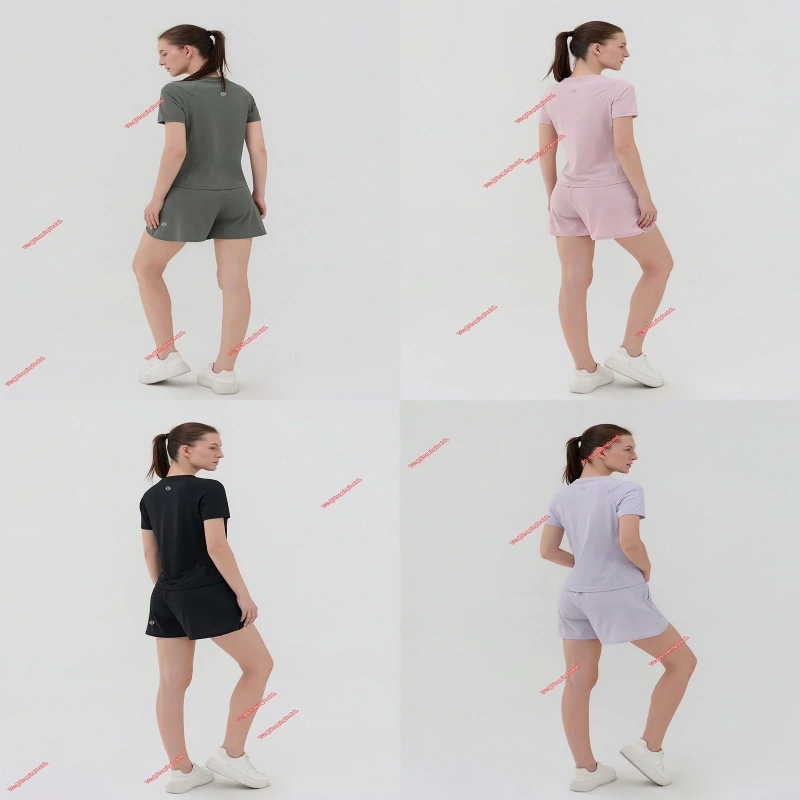 הסט של לולו למון שפשוט לא בא להוריד הצבעים מושלמים הוא קליל על הגוף ופשוט יושב בול