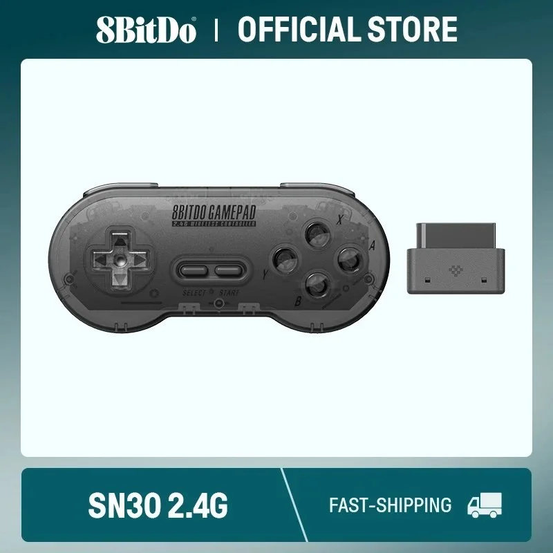 בקר אלחוטי 8BitDo SN30 24G לקונסולת SNESSFC המקורית