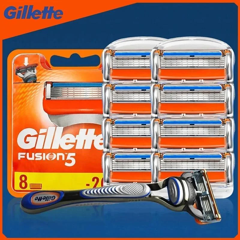 מארז 4 סכיני גילוח Gillette Fusion 5 במחיר סייל