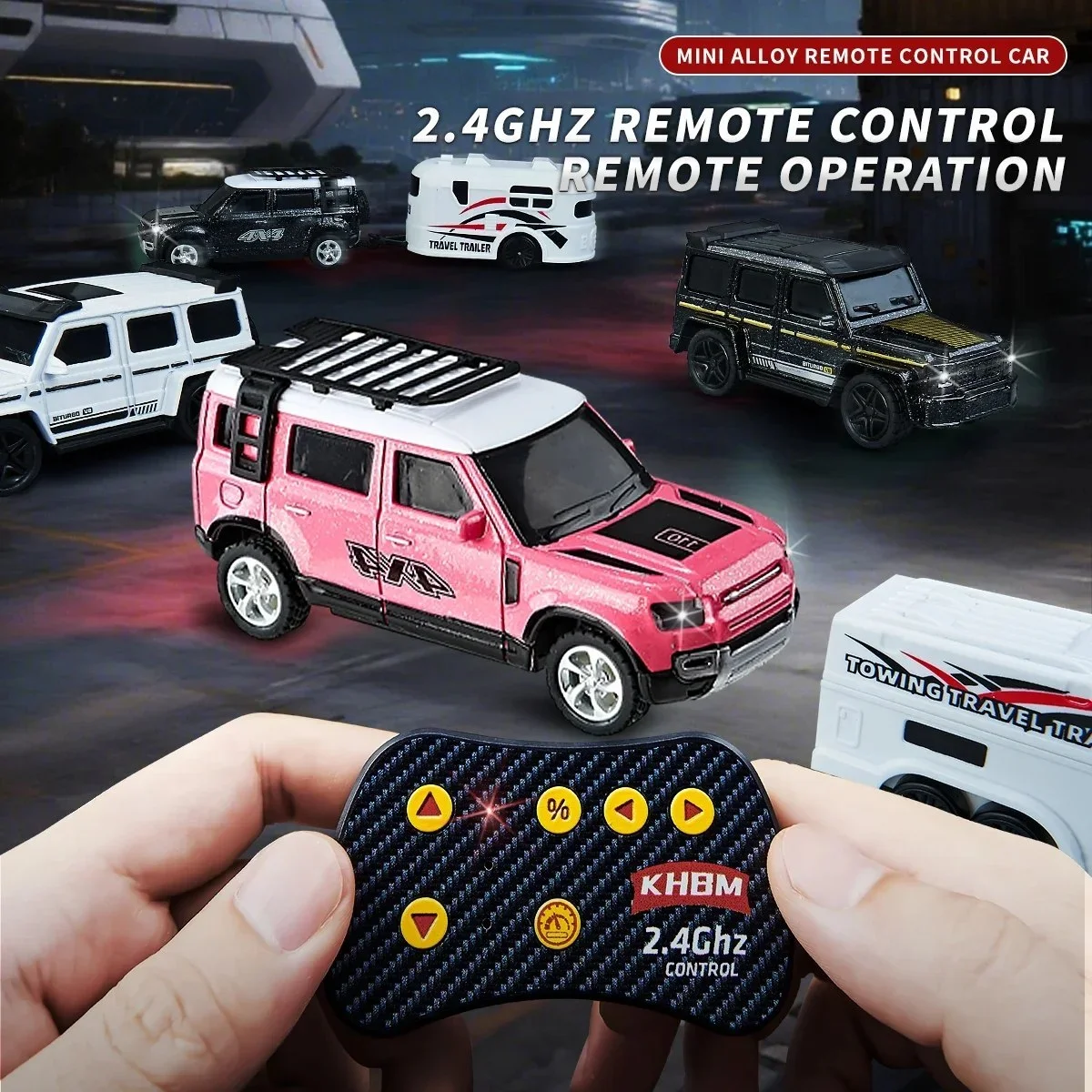 מכונית מיני RC קומפקטית וחזקה עד 60 דקות נסיעה מתנה מושלמת לילדים