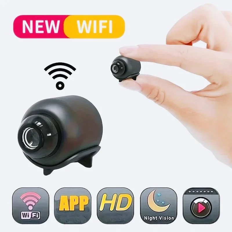 מצלמת אבטחה מיניאטורית 1080P עם ראיית לילה