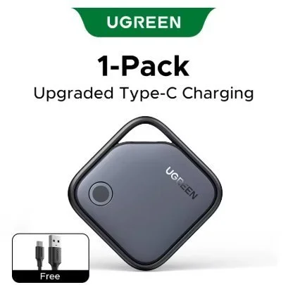 הדור הבא של איתור החפצים Smart Tag של UGREEN עם טעינת TypeC עכשיו במחיר מטורף