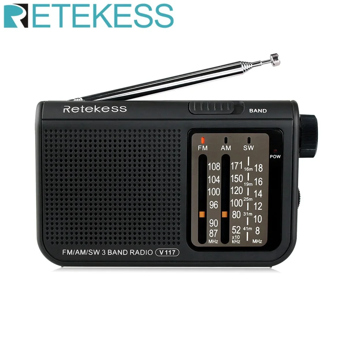 רדיו נייד רבתחומי Retekess V117