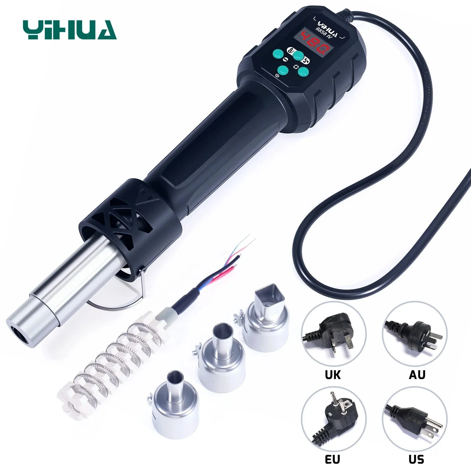 רובה אוויר חם דיגיטלי YIHUA 8858IV למלחמה ותיקונים