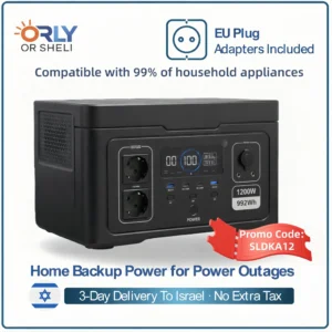 מטען נייד 20000mAh עם מסך מראה קטן בגודל ענק בביצועים