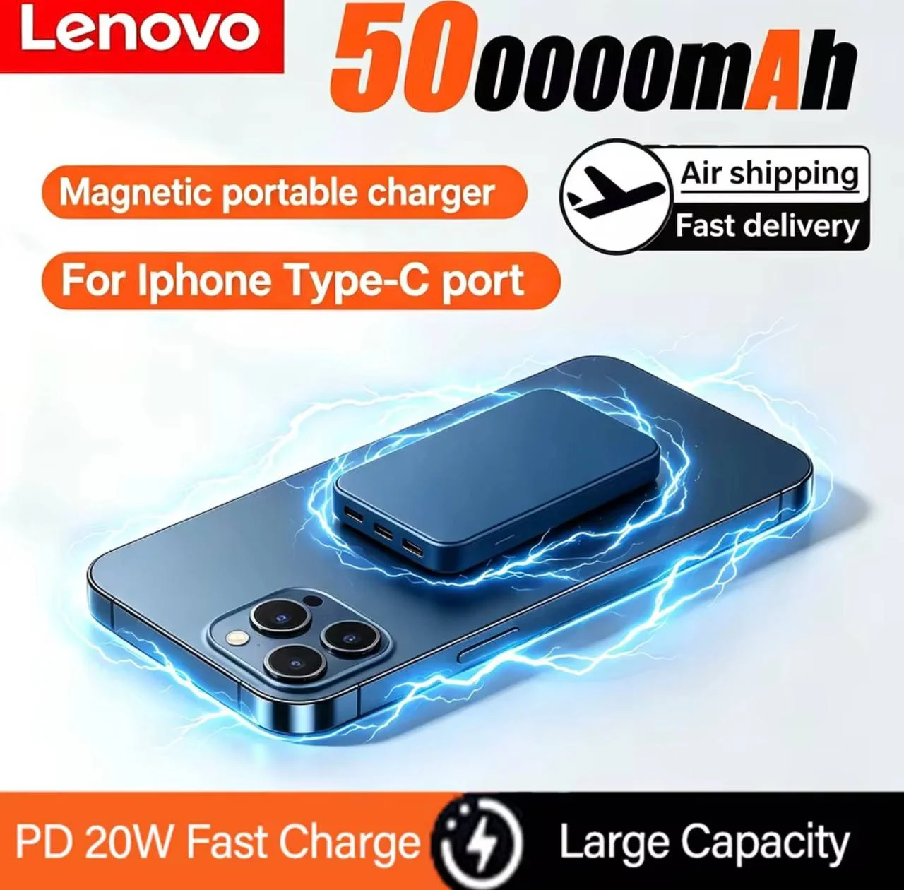 באג מטורףאתם בוחרים בקיבולת סוללה של ה50000mAh והמחיר לא עולה מהרו לנצל לפני שיגמר