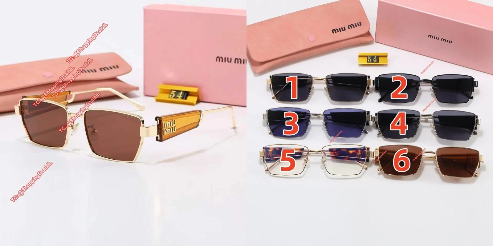 משקפי שמש MIU MIU הן נותנות את הטאץ היוקרתי הזה ברגע יושבות בול והמחיר פשוט מציאה