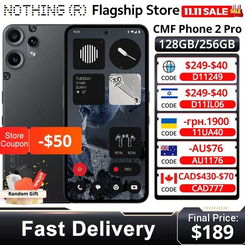 סמארטפון CMF Phone 2 Pro הכוח בידיים שלכם