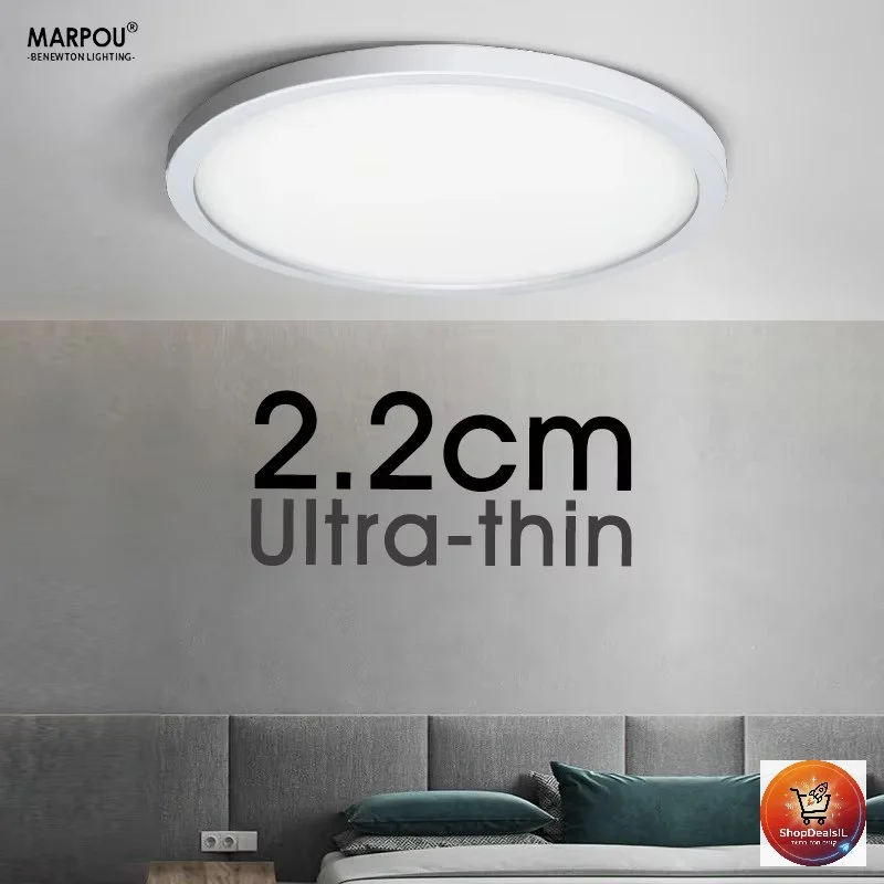 מנורת תקרה LED דקה במיוחד רק 2 2 ס מ
