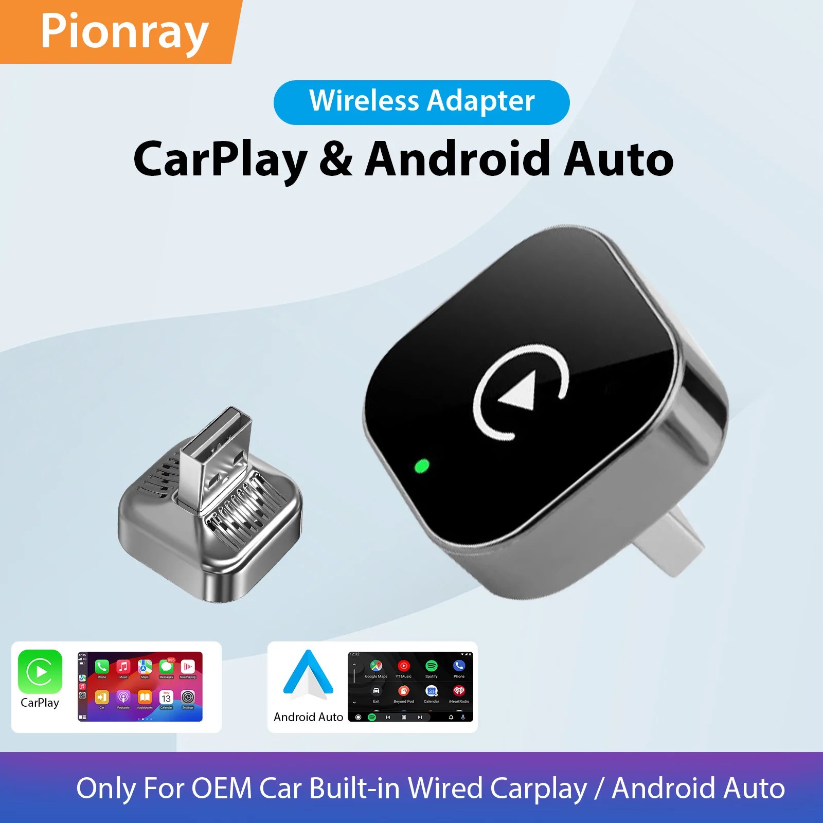 2026 Pionray – חוויית CarPlay אלחוטית מתקדמת לרכב המודרני