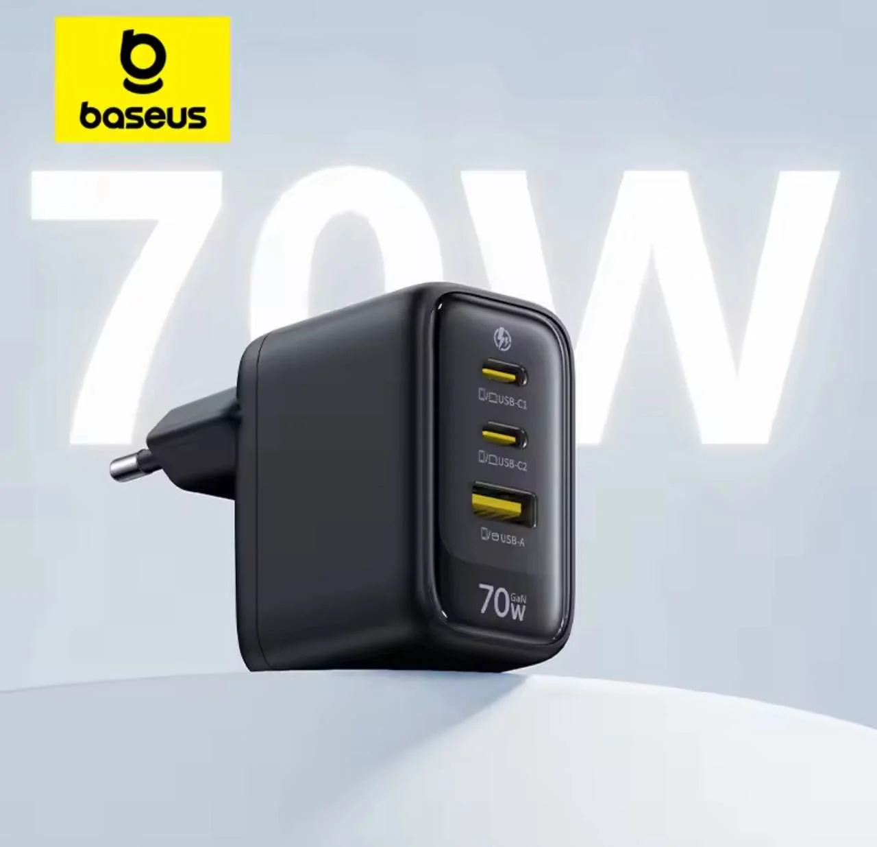 מוצר מטען מהיר Baseus ‎70W למחשבים וטלפונים במבצע מיוחד