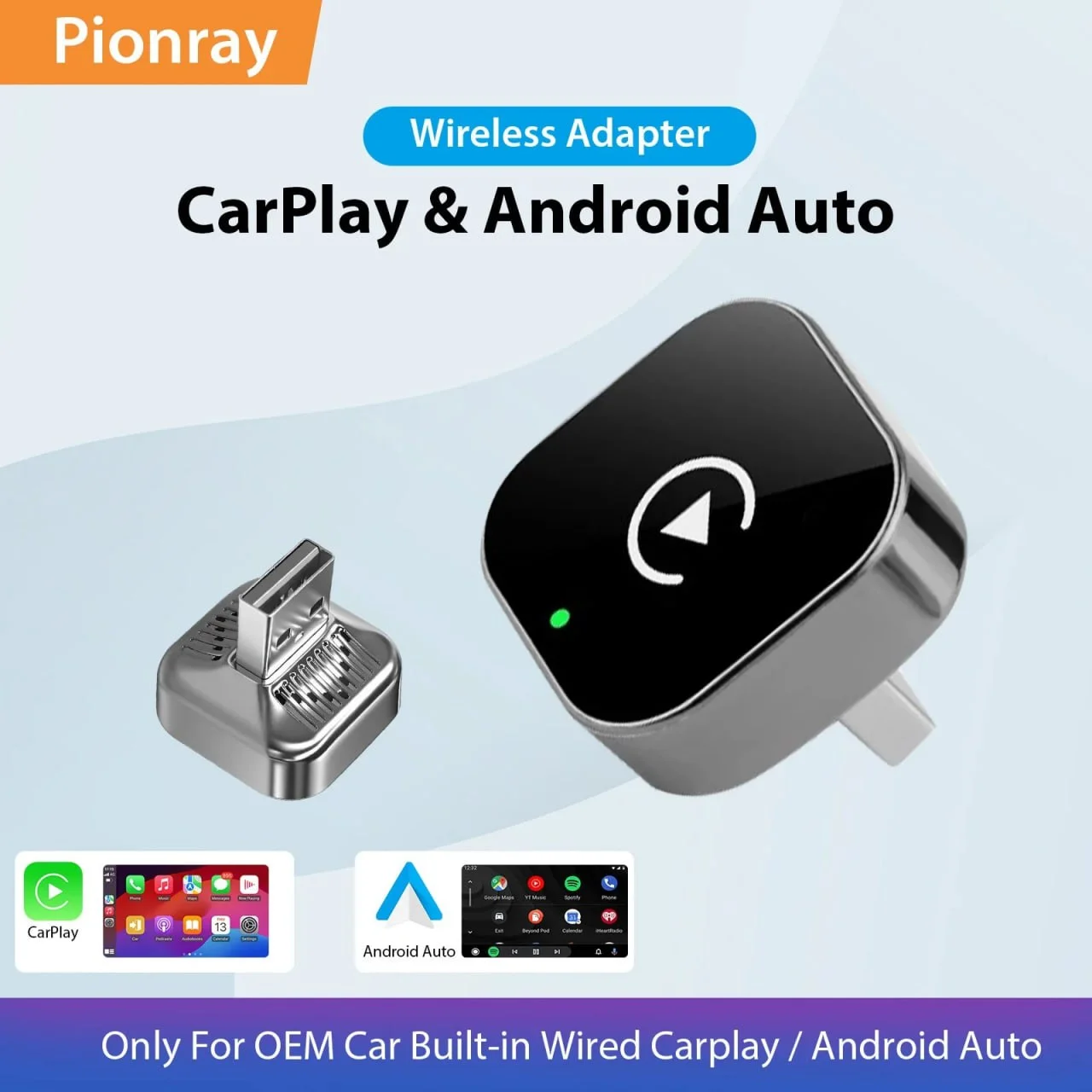 מוצר Pionray 2026 - חוויית CarPlay אלחוטית מושלמת