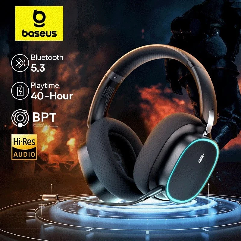 מוצר אוזניות Baseus GH02 - סאונד גיימינג מושלם