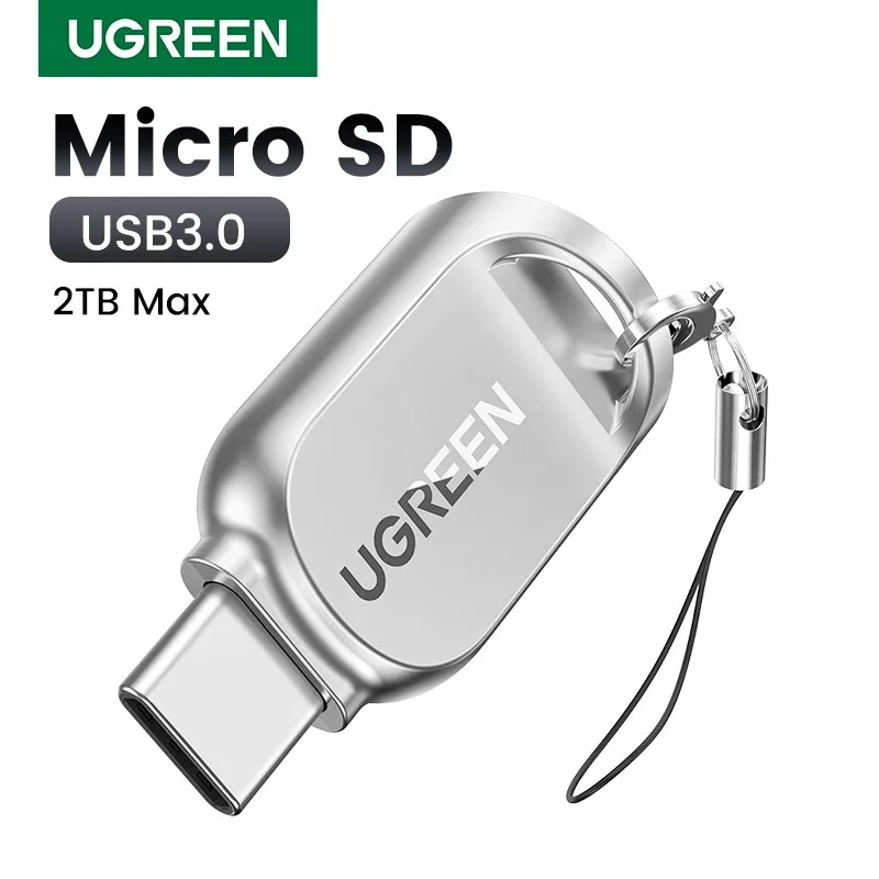 קורא כרטיסי MicroSD ו-TF עם חיבור USB-C מבית UGREEN