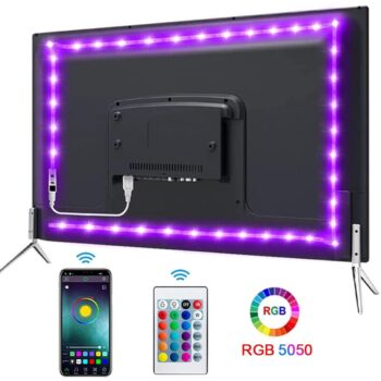 מוצר החובה לשדרוג האווירה הביתית פס תאורת LED חכם RGB מאליאקספרס