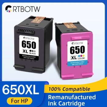 חדש מאליאקספרס מחסנית דיו HP 650XL עם הדפסה איכותית ובעלות משתלמת