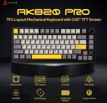 למה כדאי להכיר את מקלדת הגיימינג Ajazz AK820 Pro השבוע