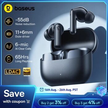 סקירה מקיפה על אוזניות Baseus Bass EP10 Ultra - איכות סאונד בלתי מתפשרת