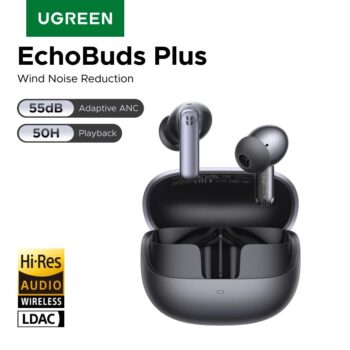 אוזניות EchoBuds Plus של UGREEN הסאונד שמסנן את הרעשים ואת המתחרים