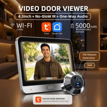 מוצר חכם שחובה להכיר עינית דיגיטלית חכמה Tuya Smart 3MP