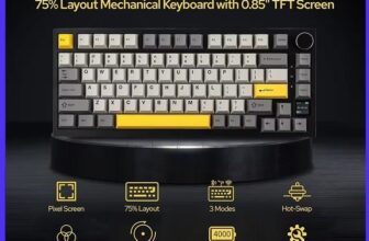 מקלדת גיימינג מכנית Ajazz AK820AK820Pro חוויית משחק איכותית וקומפקטית מאליאקספרס