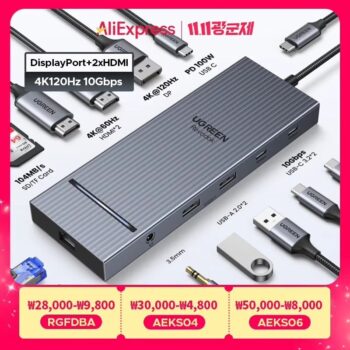 הכר את הרכזת UGREEN 12-in-1 USB-C הפתרון המושלם לעבודת מסכים מרובות