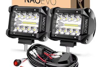 פנסי LED עוצמתיים NAOEVO לרכבי שטח - מציאה מאליאקספרס שכדאי לבדוק