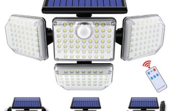המלצה חמה תאורת LED סולארית עם חיישן תנועה - פתרון מקיף לבית ולגינה