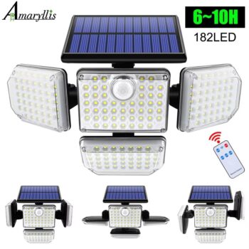 המלצה חמה תאורת LED סולארית עם חיישן תנועה - פתרון מקיף לבית ולגינה