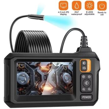 סקירה מקיפה על מצלמת אנדוסקופ תעשייתית HD1080P עם מסך 43 אינץ האם זה הכלי שחיפשת