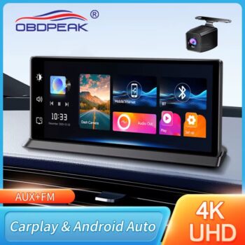 המלצה לנהיגה חכמה K2 Pro 113 מצלמת DVR לרכב המציעה חווית Carplay ו-Android Auto