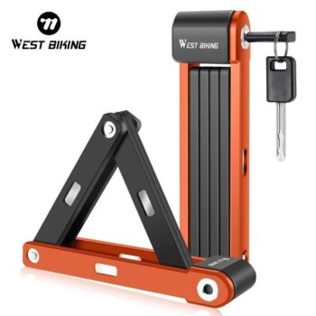 אל תחכו מנעול מתקפל מבית WEST BIKING להגנה מושלמת על האופניים שלכם