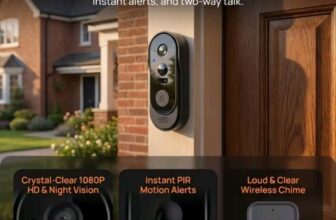 פעמון דלת חכם עם מצלמה 1080P ו-WiFi - הבחירה שכולם מדברים עליה