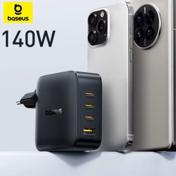 המטען שהולך לשנות את חווית הטעינה שלכם Baseus 140W GaN