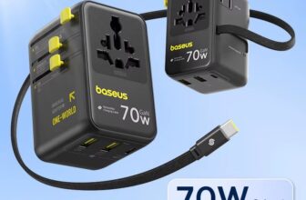 מטען נסיעות Baseus GaN 70W - חובה לכל מטייל
