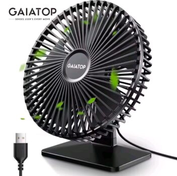 מאוורר שולחני נייד USB - הפתרון המושלם לאוויר קריר ומרענן