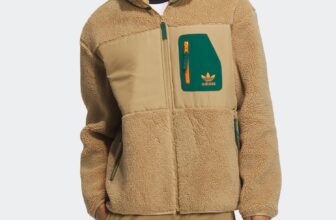 חשיפה מיוחדת גקט פליז שרפה של Adidas שלא תרצו לפספס