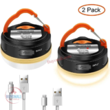 תאורה לקמפינג ולעבודה נטענת USB