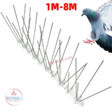 יחידות קוצים להרחקת יונים ומזיקים בגדלים של 1-8 מטרים