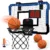 לוח כדורסל עם מסך תצוגה לניקוד ו3 כדורים
