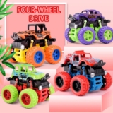 רכב שטח 4×4 עם מנגנון משיכה והחזרה חובה להכיר את המשחק האינרציאלי המרתק לילדים