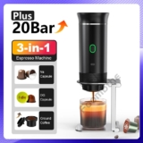 מכונת קפה ניידת 3-in-1 – הפתרון המושלם לכל חובבי הקפה