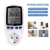 המוצר שמבצע את ההבדל מד צריכת חשמל דיגיטלי LCD 220V