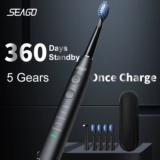 סקירה מקיפה על מברשת השיניים החשמלית Seago SG-575  חווית ניקוי מקצועית מהבית