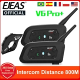 מוצר חדש ומרתק לרוכבי אופנוע EJEAS V6 Pro להתקשרות מתקדמת