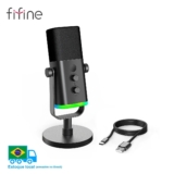 מיקרופון FIFINE RGB דינמי הבחירה המושלמת לגיימרים שאסור לפספס