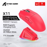 עכבר גיימינג אלחוטי Attack Shark X11 – המציאה המושלמת לגיימרים