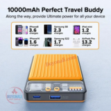 סוללת גיבוי של חברת QOOVI בנפח של 10,000 mAh